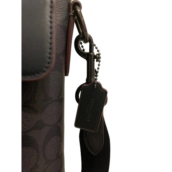 NWT Coach Hamilton Portfolio Shadow Brief In Signature Canvas 4190 MSRP $450 - Picture 5 of 15